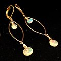 Ethiopian Opal Earrings