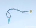 Shaded Moonstone Drop Necklace