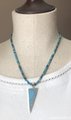 Jasper, Chrysocolla, and Amethyst Beaded Necklace