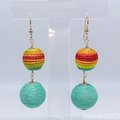 Chic Threaded Bead Earrings