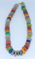 Rainbow Resin Cube Necklace