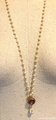Red Resin Bezel and Freshwater Pearl Necklace II