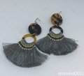 Tassel and Tortoise Earrings