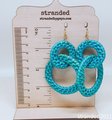 Double Hoop Rattan Earrings