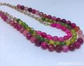 Multi-strand Agate Necklace