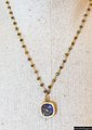 Crystal Volcano And Pyrite Necklace