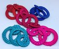 Double Hoop Rattan Earrings