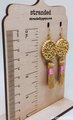 Rattan and Jute Tassel Earrings