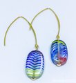 Stripey Glass Earrings