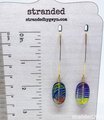 Stripey Glass Earrings