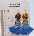 Tassel and Tortoise Earrings