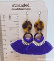 Tassel and Tortoise Earrings