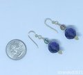 Purple Crystal Quartz and Swarovski Crystal Earrings