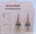 Vintage Glass Dangle Earrings