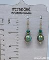 Melon-cut Czech Glass Bead Earrings