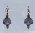Vintage Glass Dangle Earrings