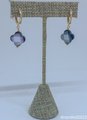 Abalone Drop Huggie Earrings