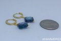 Abalone Drop Huggie Earrings
