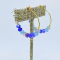 Bluebird Hoop Earrings
