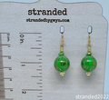 Green Chinoiserie Earrings