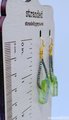 Lime Green Quartz Spike and Pyrite Earrings