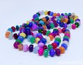 Long Hand-Knotted Dyed Jade Necklace