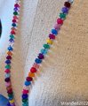 Long Hand-Knotted Dyed Jade Necklace