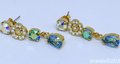 Hand-Set Crystal Daisy Drop Earrings