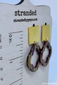 Tortoise Quatrefoil Acetate Earrings