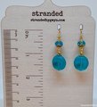 Tranquil Blue Glass Earrings