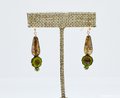 Bronze Hibiscus Earrings