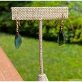Rare Blue Opal Earrings