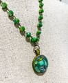 Water Lily Pendant Necklace