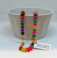 Hand-Knotted Disco Opal Necklace
