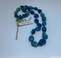 Hand Knotted Matte Apatite Nugget Necklace