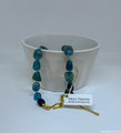 Hand Knotted Matte Apatite Nugget Necklace