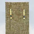 Custom Birthstone Crystal Stick Earrings