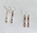 Custom Birthstone Crystal Stick Earrings