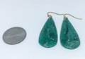 Faux Jade Polymer Clay Earrings