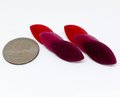 Plum Ombré Polymer Clay Earrings