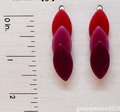 Plum Ombré Polymer Clay Earrings