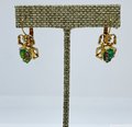 Scarab Crystal Earrings