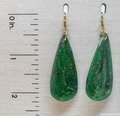 Faux Jade Polymer Clay Earrings