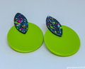 Mid Century Inspired Polymer Clay Earrings