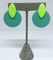 Mid Century Inspired Polymer Clay Earrings