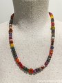 Mixed Gemstone and Glass Necklace