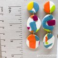 Matisse Inspired Polymer Clay Earrings