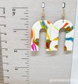 Summer Swirl Polymer Clay Earrings