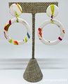 Summer Swirl Polymer Clay Earrings