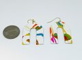 Summer Swirl Polymer Clay Earrings